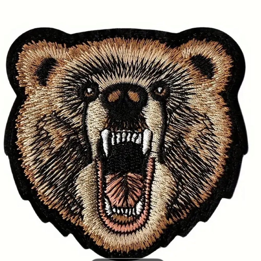 Embroidered Bear Patch
